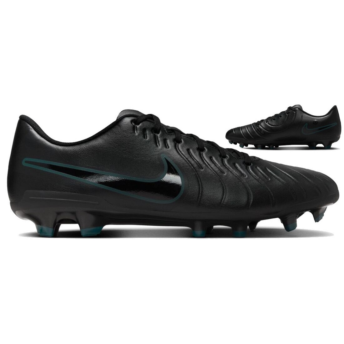 Ghete de fotbal Nike Tiempo Legend Club FG/MG, negru, sintetic