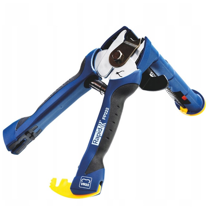 Cleste sertizare pentru gard de plasa RAPID, FP222, cu 200 capse, albastru/negru