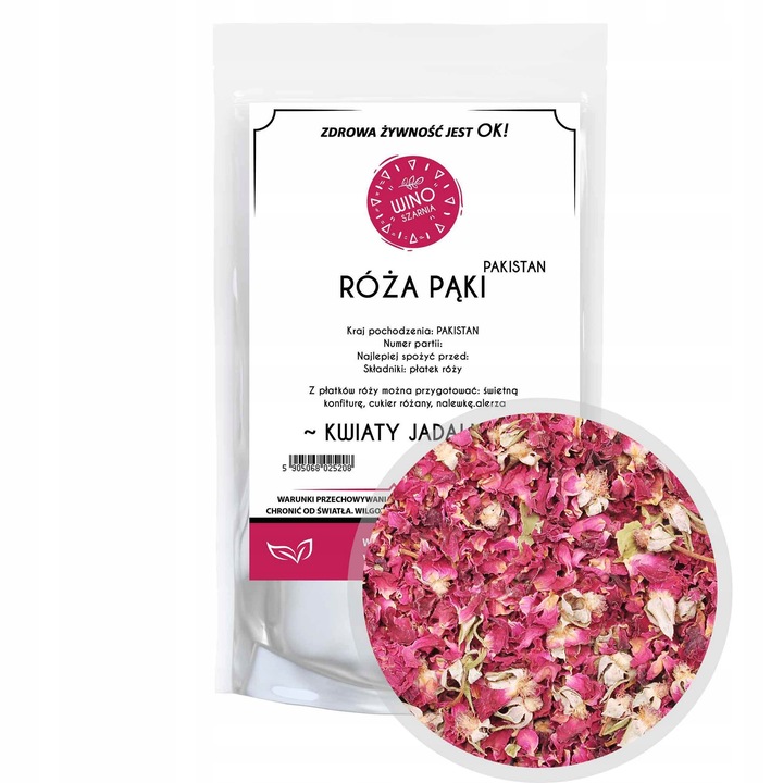 Pachete de trandafiri uscati, winoszarnia, 100g, naturale, comestibile