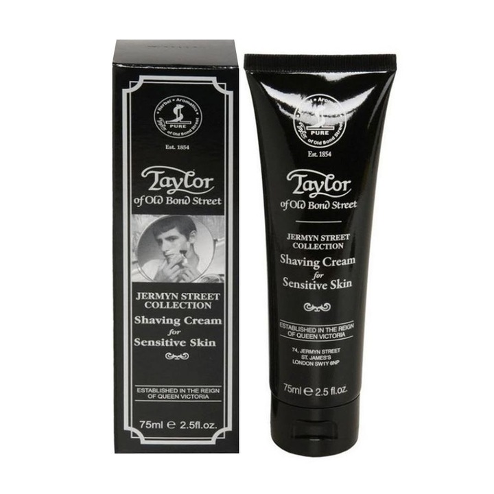 Cremă de ras Taylor of Old Bond Street Jermyn, 75 ml, pentru bărbați, ten normal