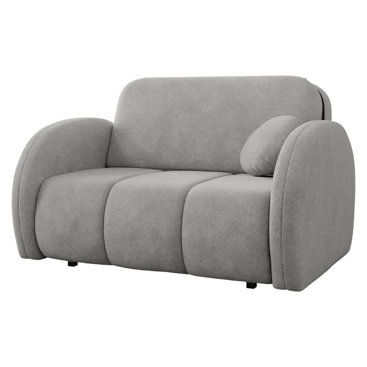 Canapea Clivia Comfy II, MIRJAN24, gri deschis, 103x132x85 cm
