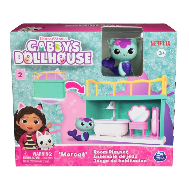 Set de joaca Gabby's Dollhouse - Camera lui Mercat