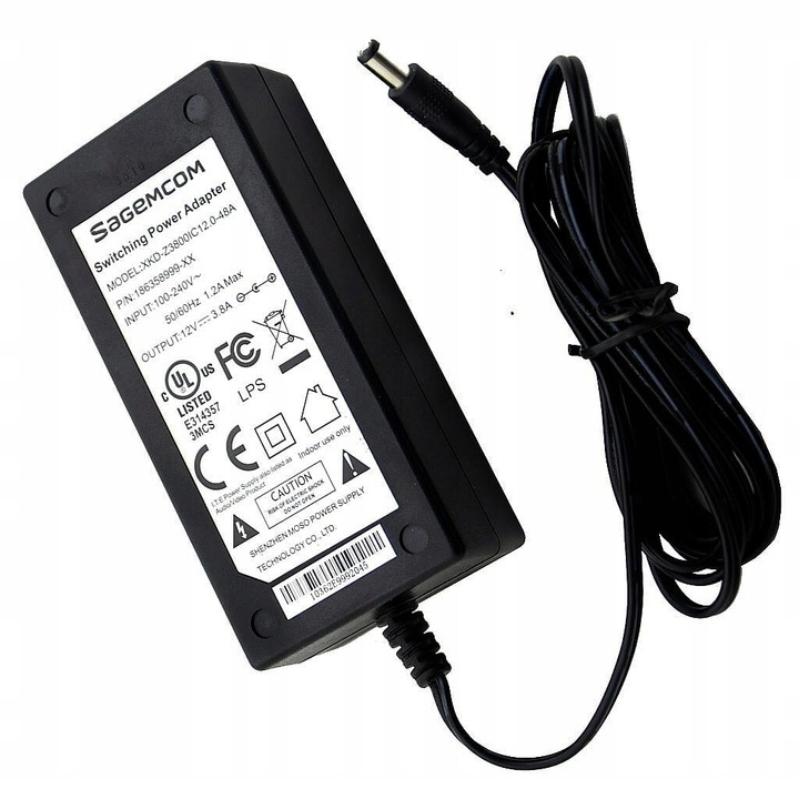 Sursa de alimentare Cardsplitter, pentru decodor Sagemcom, negru