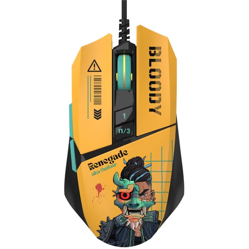 Mouse cu fir A4TECH Bloody W63 Max, 12000 DPI, RGB, eSport Gaming