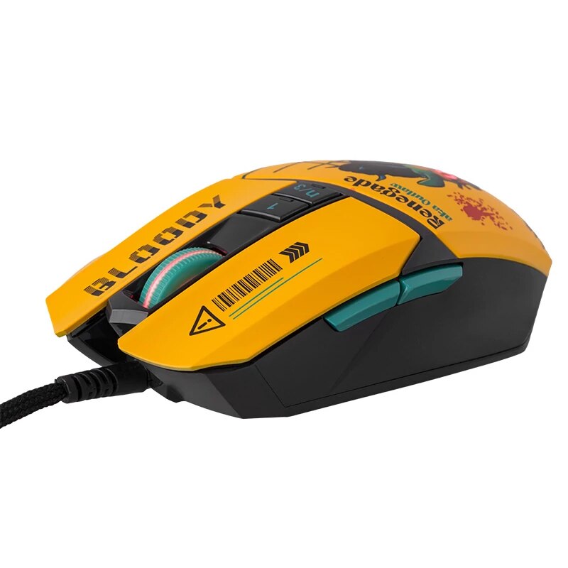 Mouse cu fir A4TECH Bloody W63 Max, 12000 DPI, RGB, eSport Gaming