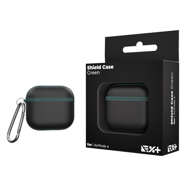 Husa din silicon pentru AirPods 4 (2024), Verde