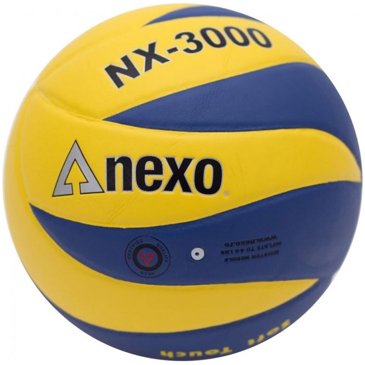 Minge volei NEXO NX-3000, albastru/galben