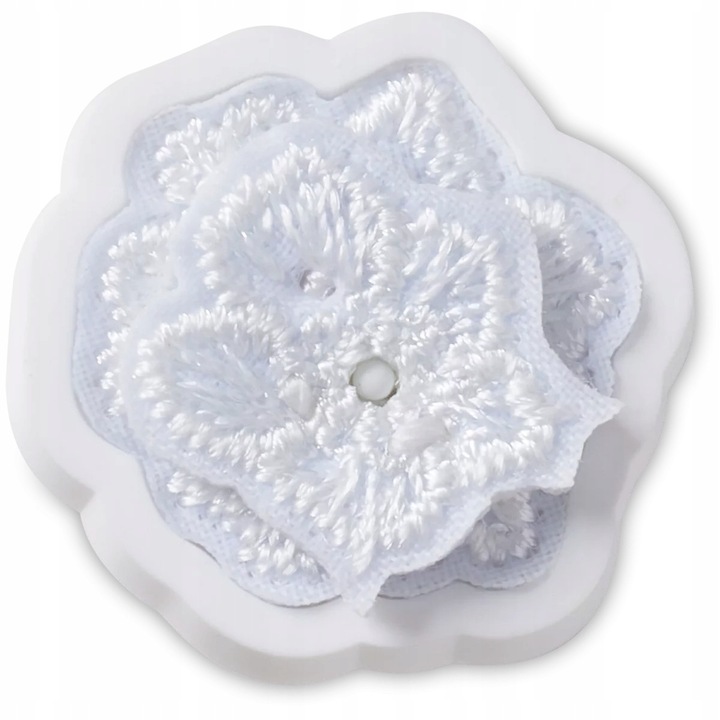 Crocs, Accesoriu incaltaminte Jibbitz, Elegant White Floral 1, Multicolor