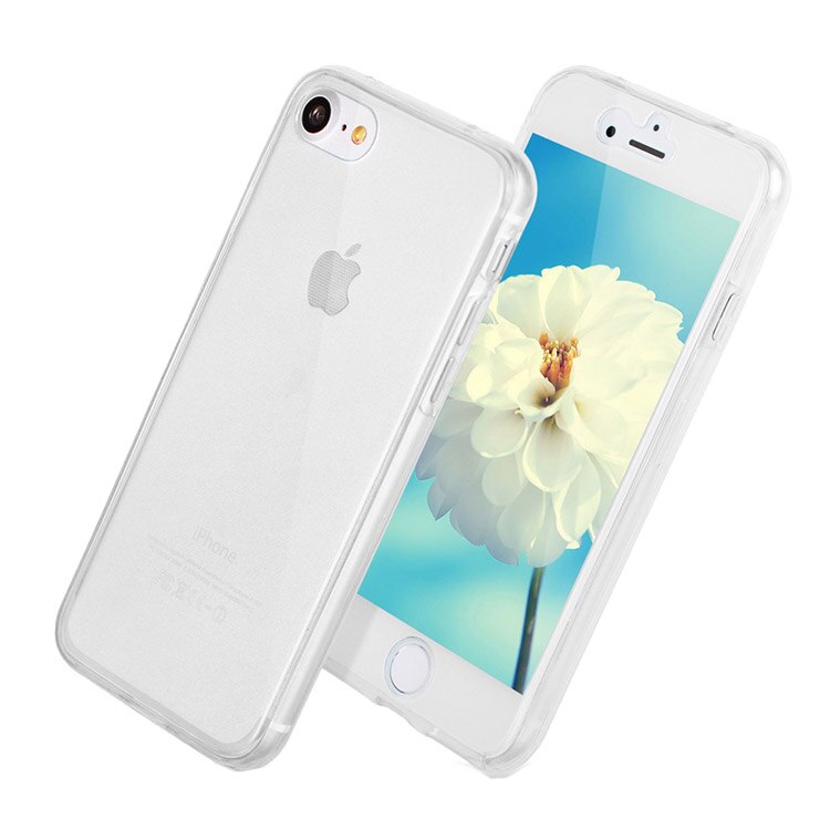Husa Full TPU 360° (fata + spate) pentru Apple iPhone X, alb