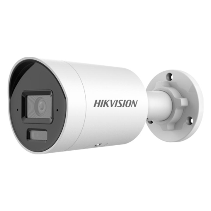 Camera supraveghere IP 8MP, lentila 2.8mm, 2 microfoane, IR 40m, lumina alba 40m, PoE, AcuSense - Hikvision DS-2CD2083G2-LI2U(2.8mm)