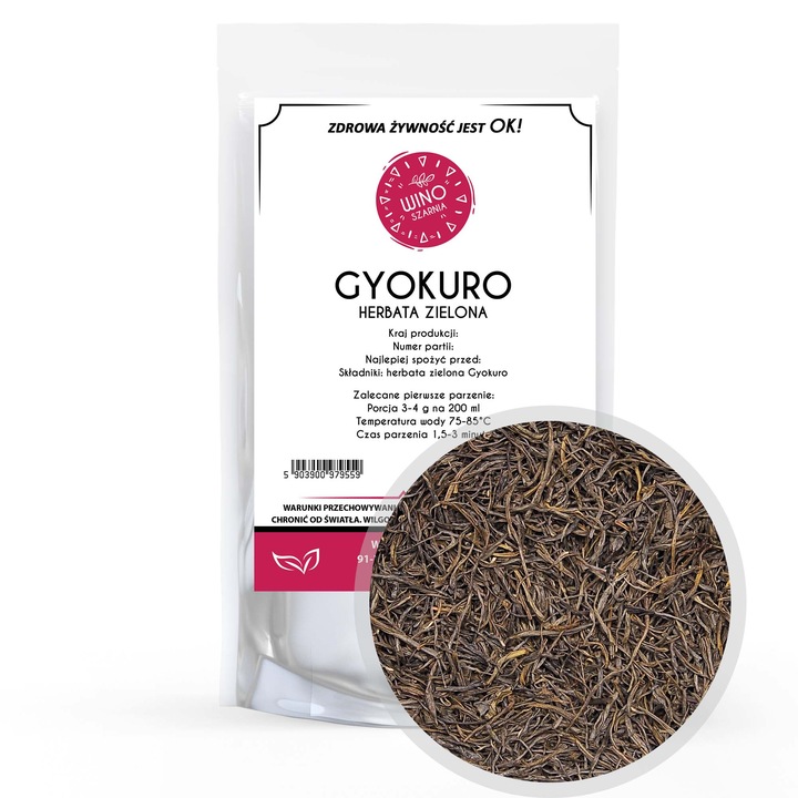Ceai verde, Gyokuro, Japonia, aroma intensa, umami, 100g
