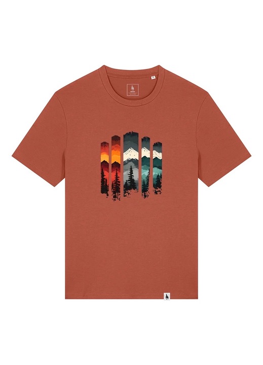 Tricou unisex, Horizons, Maro