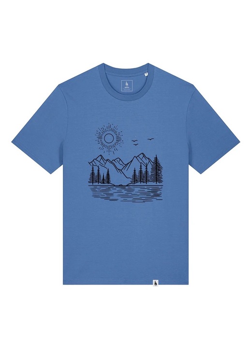 Tricou unisex, Peak of Peace, Albastru