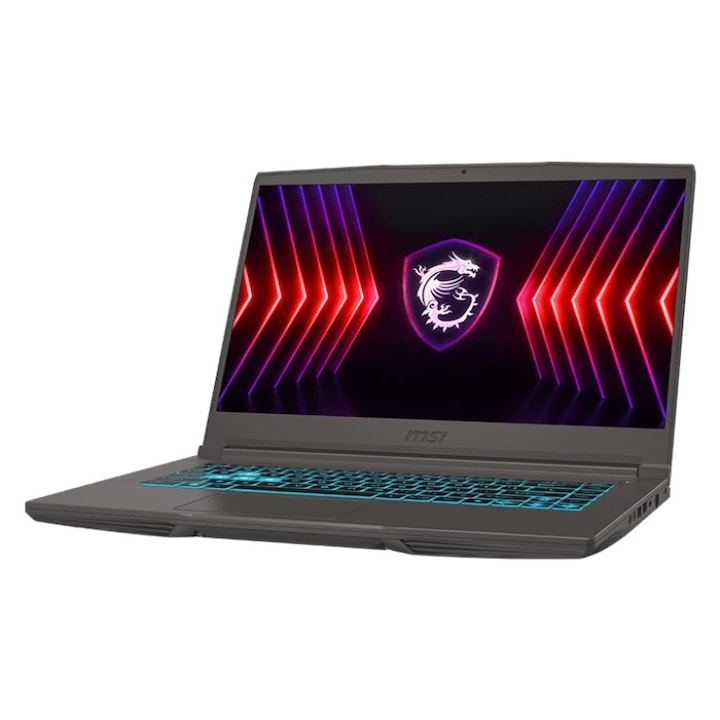 Laptop MSI Thin A15 B7VF, 9S7-16RK11-448, 15,6", AMD Ryzen 7 7735HS (8 magos), NVIDIA GeForce RTX 4060 (8 GB GDDR6), 16 GB 4800 MHz (2x8 GB) DDR5, Graphite