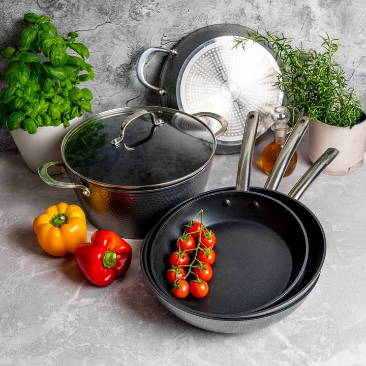 Ambition Bubble fazék fedővel 24 cm