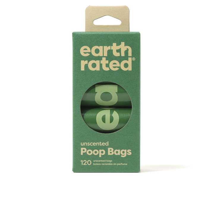 Rola de saci pentru animale de companie Earth Rated, fara parfum, 8x15 u