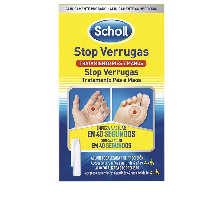 Tratament crioterapie pentru negi Scholl 80 ml