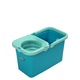 Set de Curățenie Motek - Galeată cu Centrifugă, Mop Rotund din Microfibra 14L