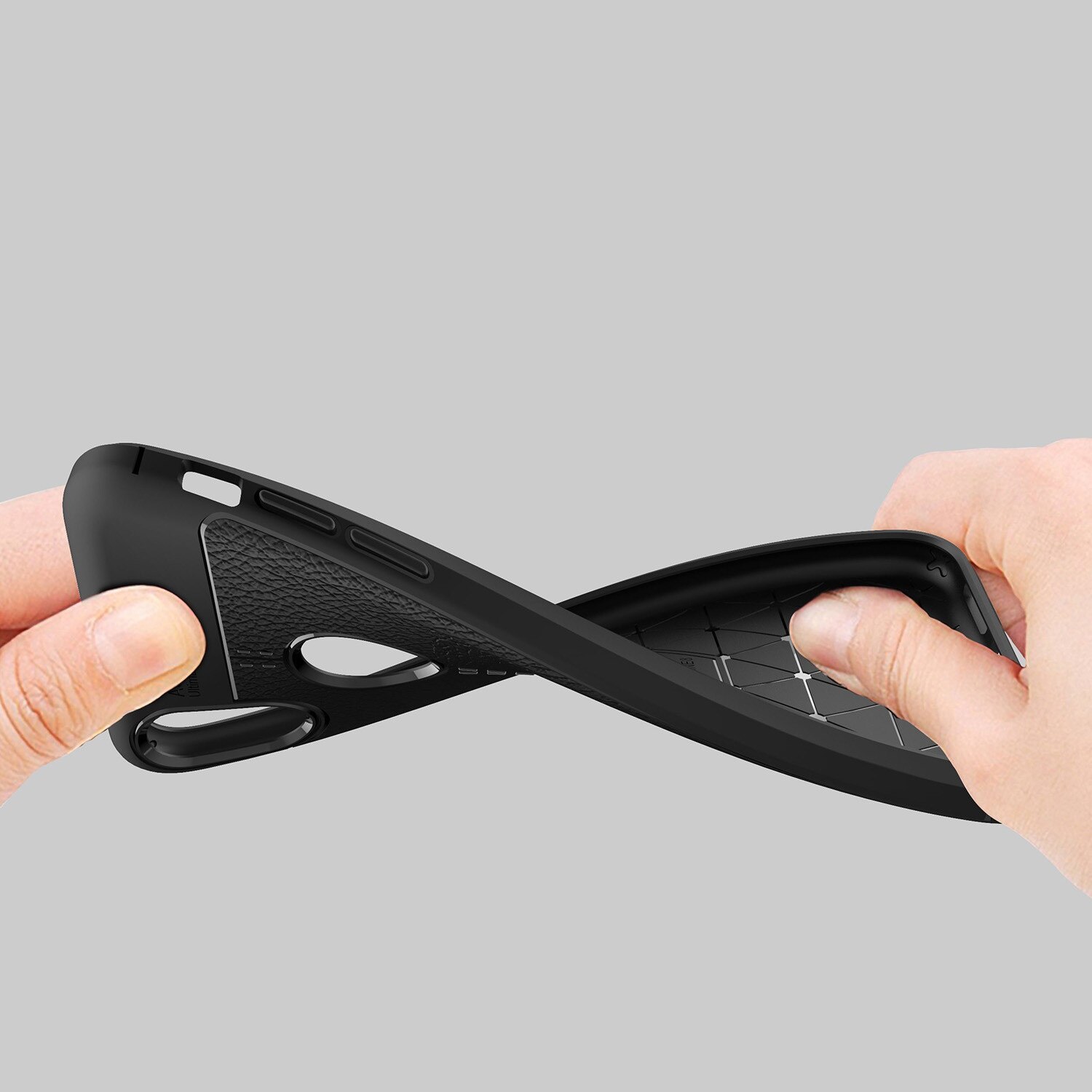 Capac de protectie i-Zore AIR pentru Apple iPhone X, TPU moale, rosu