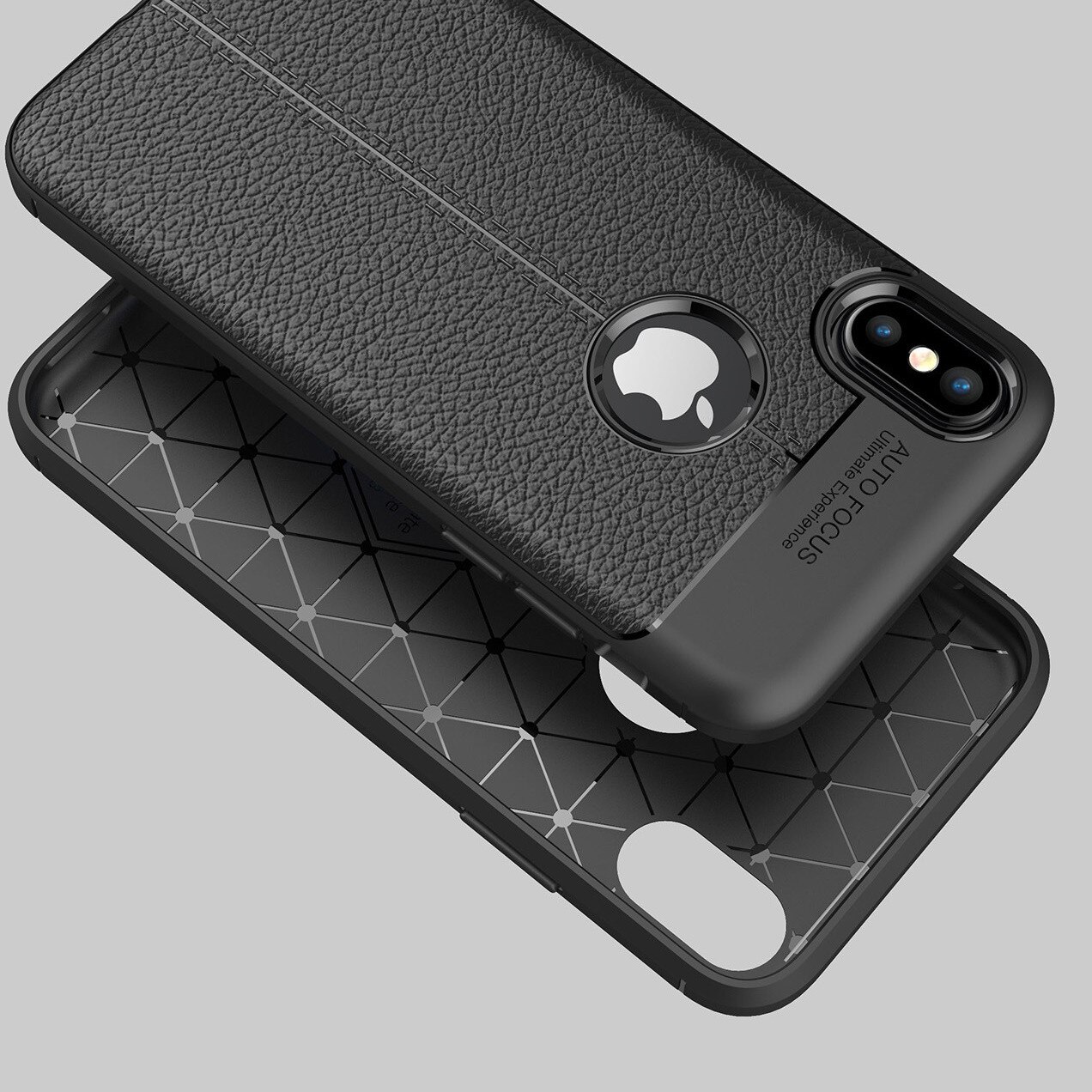 Capac de protectie i-Zore AIR pentru Apple iPhone X, TPU moale, rosu