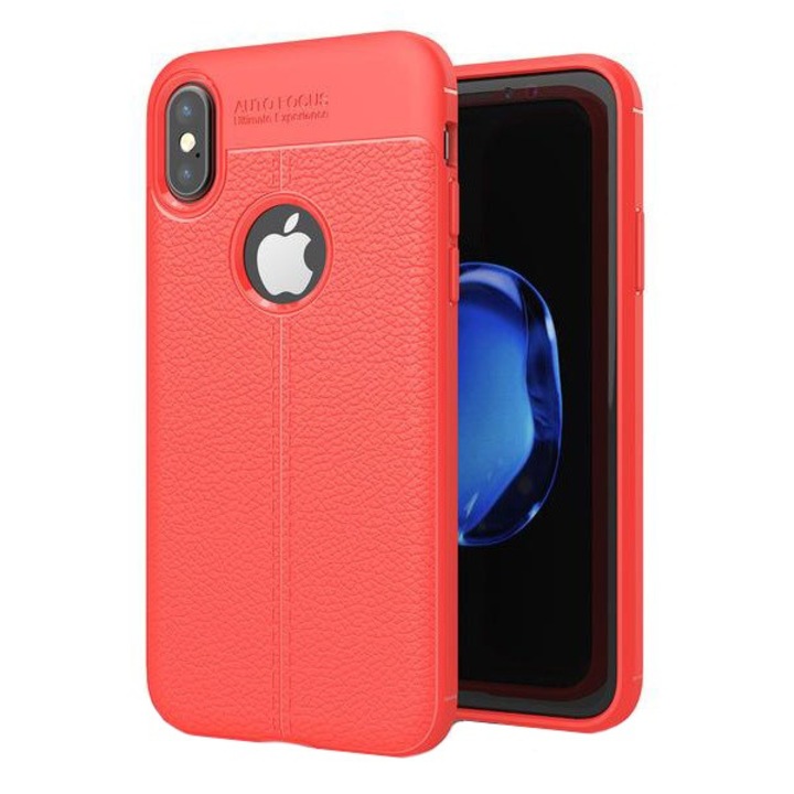 Capac de protectie i-Zore AIR pentru Apple iPhone X, TPU moale, rosu