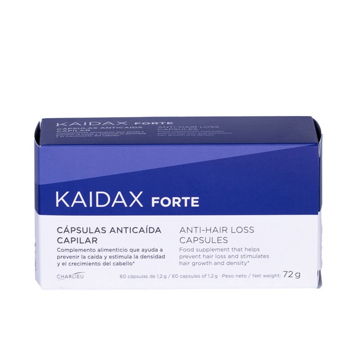 Supliment alimentar pentru caderea parului KAIDAX FORTE, Topicrem, 60 Capsule