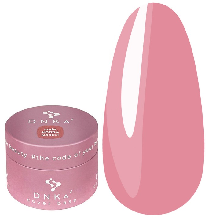 Baza pentru unghii DNKa 0034 Modest classic pink 30 ml