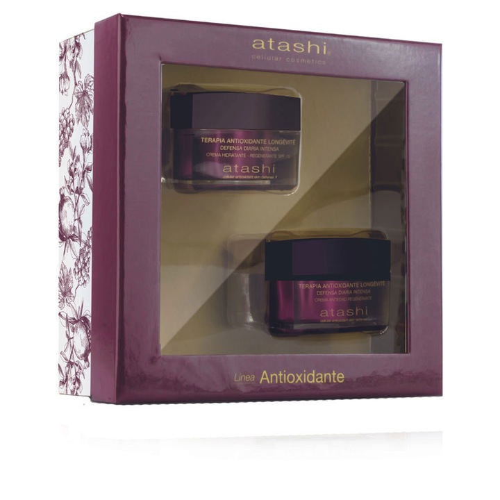 Set 2 creme Atashi, antioxidante, mov