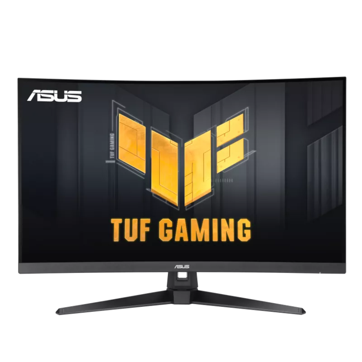 ASUS 31,5" VG32WQ3B gyors VA LED gamer monitor, QHD (2560 x 1440), HDMI, DisplayPort, ívelt képernyő, hangszórók, 180 Hz, 0,5 ms (fekete)