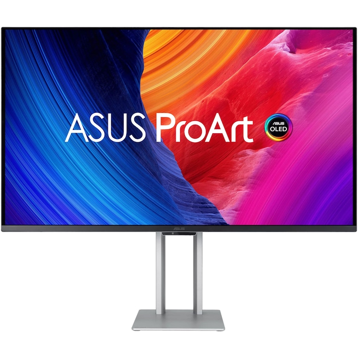 ASUS ProArt Display OLED PA32UCDM professzionális monitor, 32", 4K UHD (3840 x 2160), QD-OLED, ultravékony, 240Hz, 0,1 ms,, HDR-10, Dolby Vision, fekete