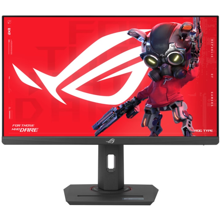 ASUS ROG Strix XG259CS Gaming Monitor, 24.5" Gyors IPS, Full HD (1920 x 1080), HDMI, DisplayPort, Pivot, 180 Hz, 1 ms, Fekete