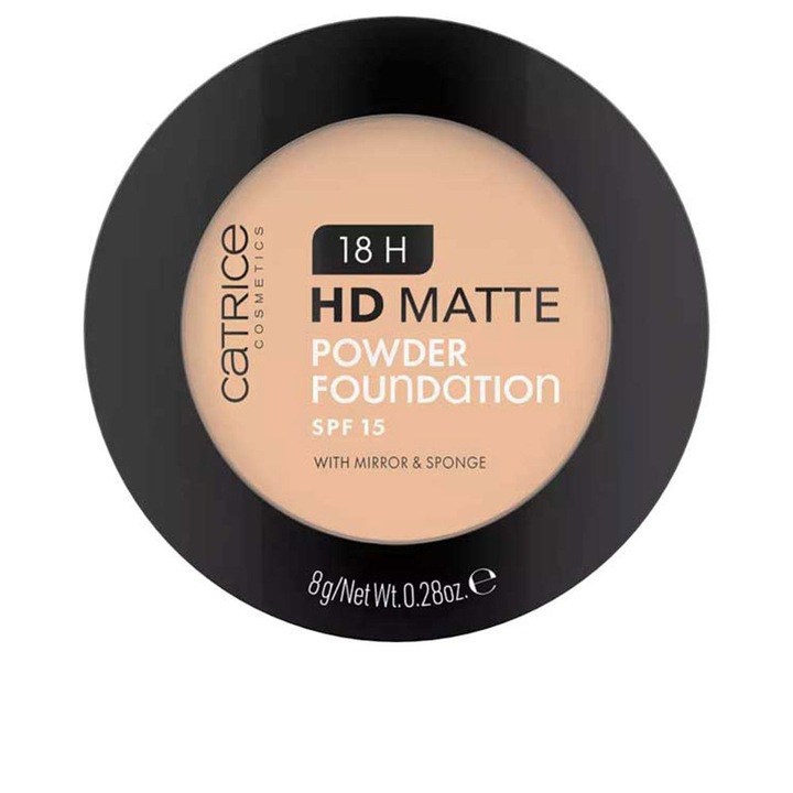 Fond de ten pudra HD MATTE Catrice SPF15 8 gr, nuanta #015N