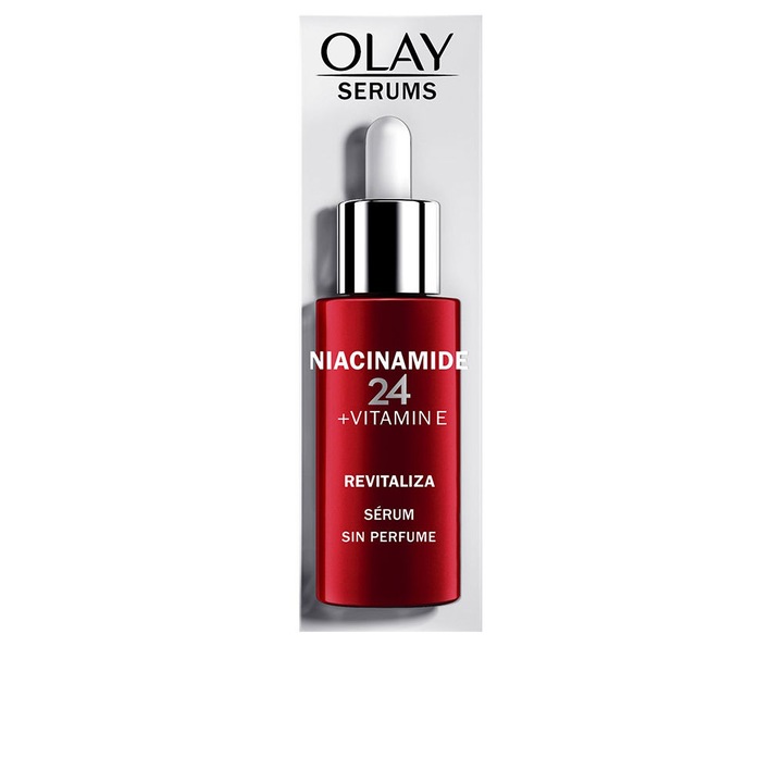 Serum Olay Niacinamida24 + Vitamina E, fara parfum, 40 ml