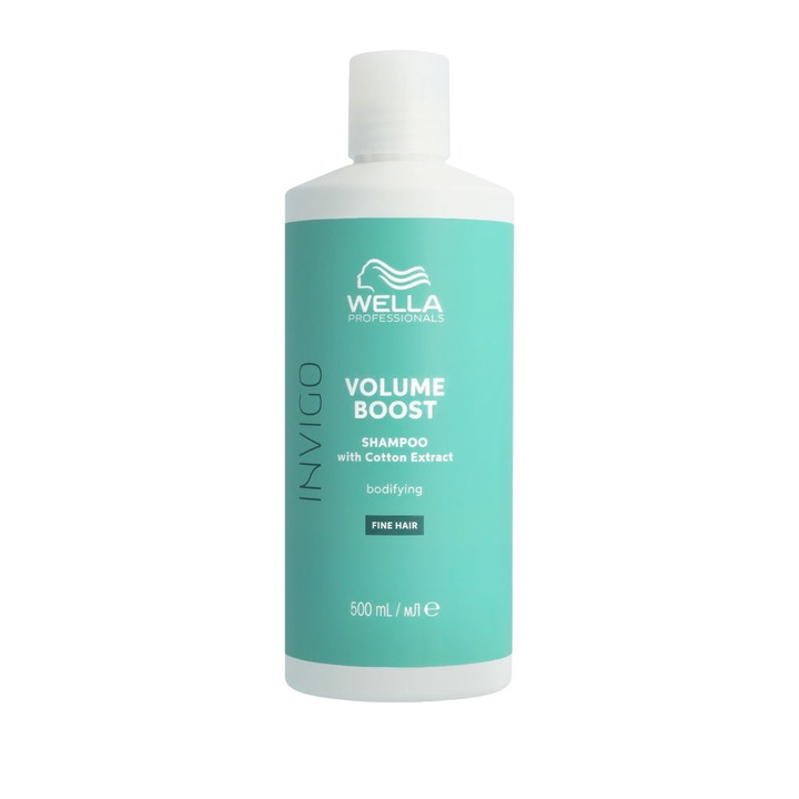 Sampon de par Wella Professionals, INVIGO VOLUME BOOST 500 ml, fara volum