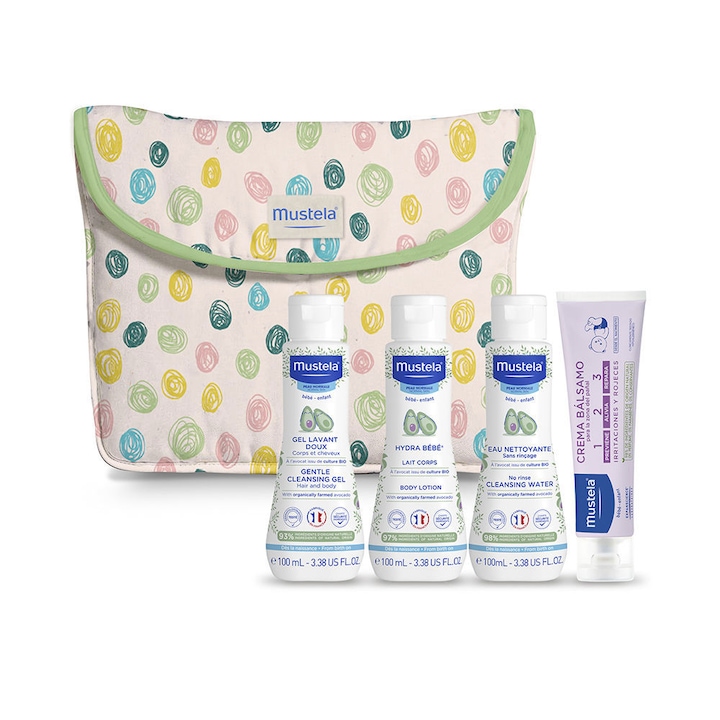 Комплект за бебета, Mustela, 5 части