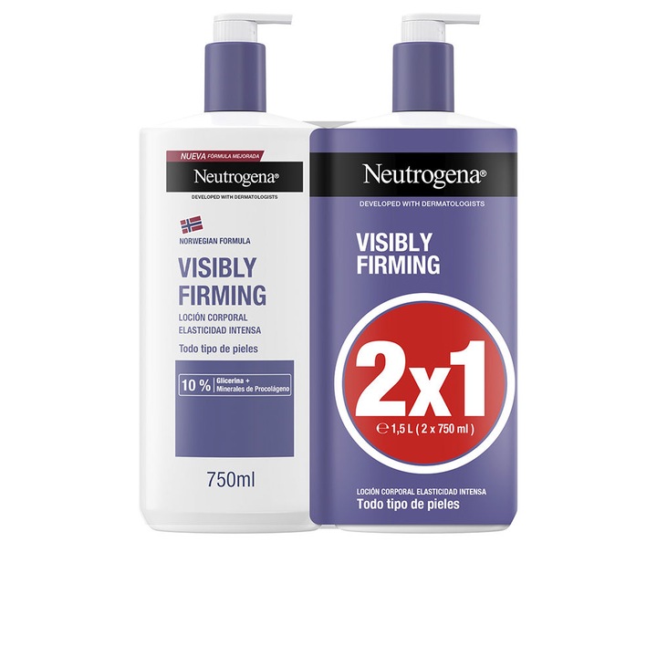 Neutrogena Visibly Firming testápoló, intenzív rugalmasság, 2 x 750 ml