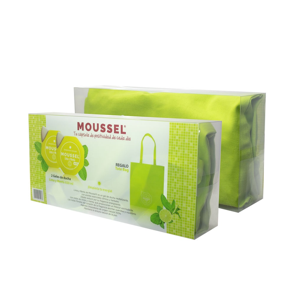 Set gel de dus, Moussel, lime si menta, 3 piese - eMAG.ro