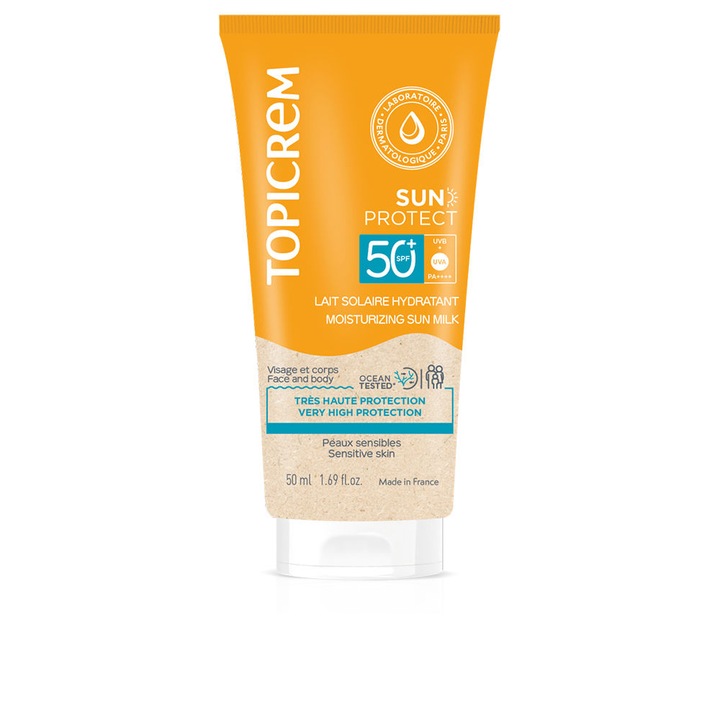 Lapte solar hidratant SPF50 Topicrem 50 ml