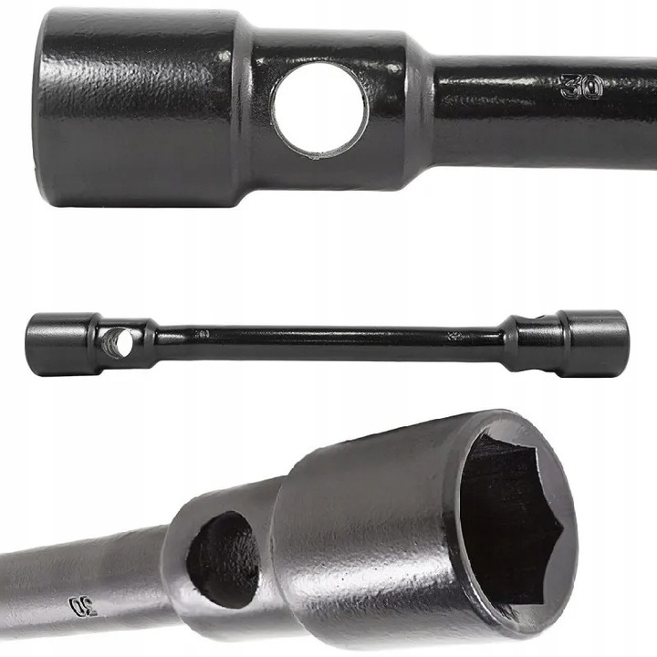 Cheie Pentru Roti, Forsage, Metal, 32x33 mm, 400 mm, Rezistent La Coroziune, Profesional, Negru Mat, 1 Bucata