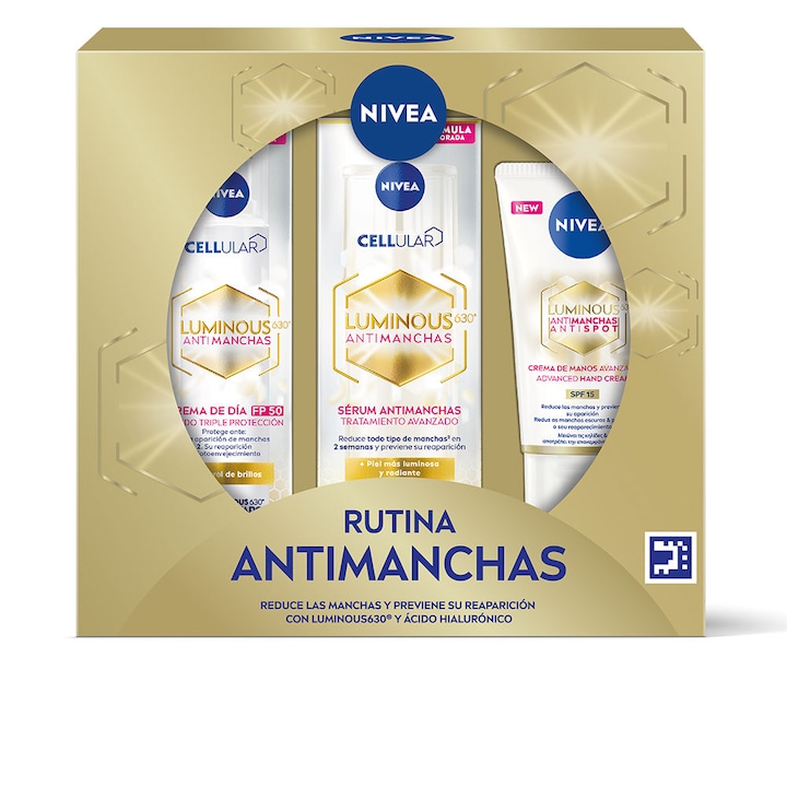 Ser Nivea Luminous 630 anti-pete, 3 bucati
