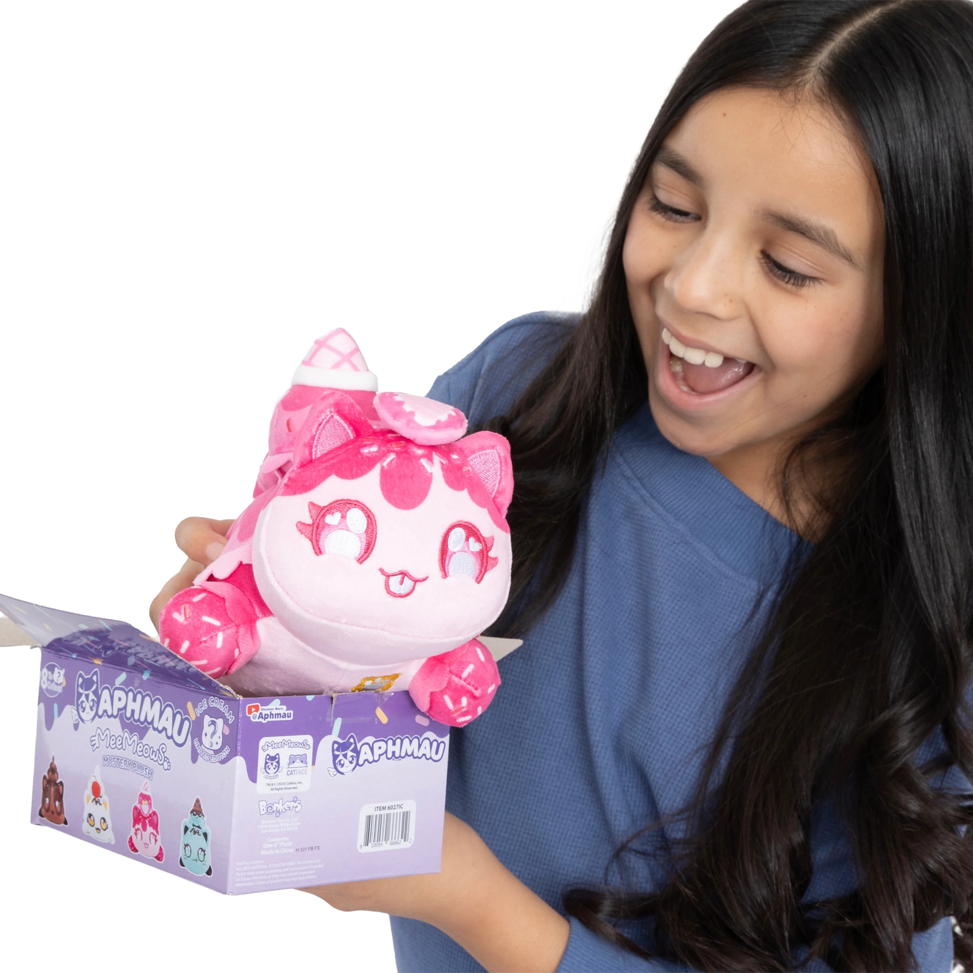 Plus Aphmau 15 cm MeeMeow Mystery Plush Ice Cream Seria Inghetata