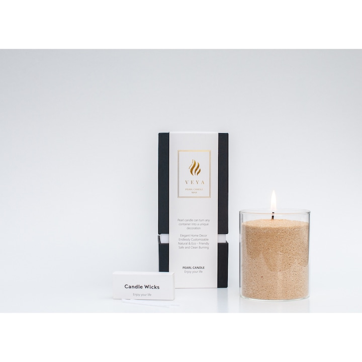 Növényi viaszgyöngy, VEYA, Homok, 500 g