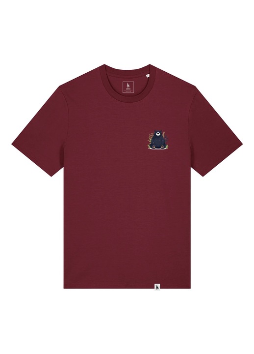 Tricou unisex , Zen Bear, Visiniu