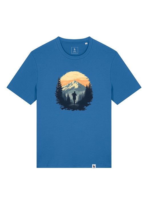 Tricou unisex, Runner, Albastru
