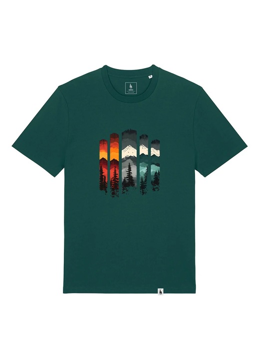 Tricou unisex, Horizons, Glazed Green