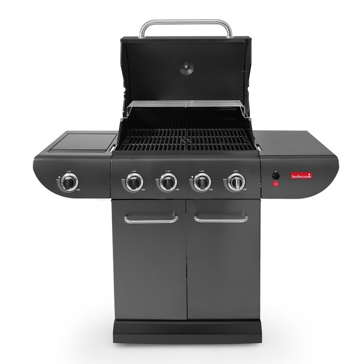 Gratar pe gaz SUMO, negru/ silver, Barbecook-Negru