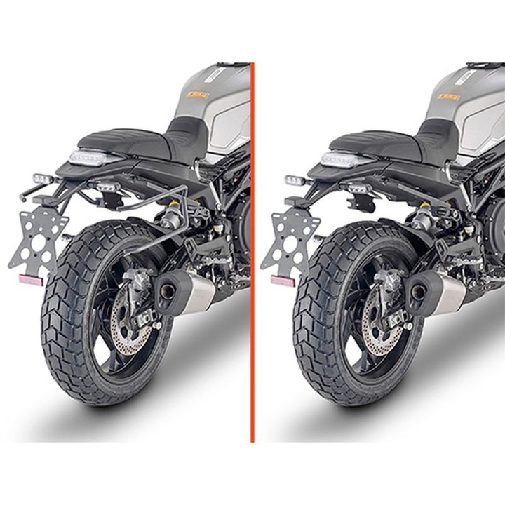 Suport pentru genti laterale Kappa REMOVE-X, montare rapida, Benelli Leoncino 800 '22-