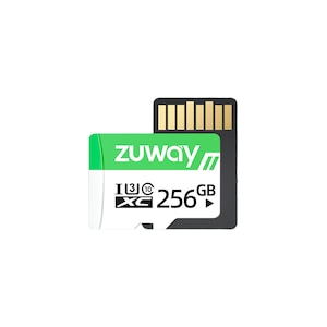 Card De Memorie Zuway®, 256GB, Viteza De Citire Pana La 140 MB/s, Suporta Inregistrare Video 4K