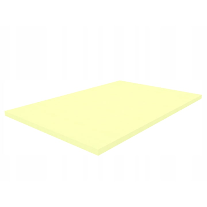 Матрак, Rems, 160x190x4см, полиуретанова пяна T2550, жълт, за 90-120 кг