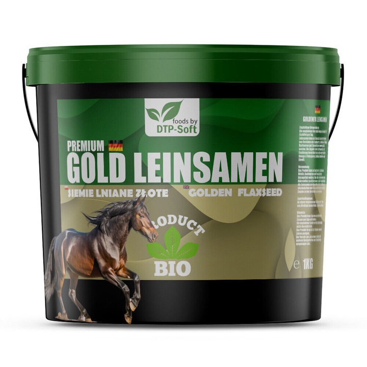 Ló-, rágcsáló- és madáreledel, DTP-SOFT, lenmag, 1 kg